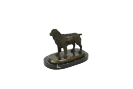 Gordon setter hond bronzen beeld