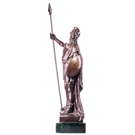 Bronzen strijder beeld