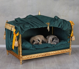 Luxe barok honden-katten-bed