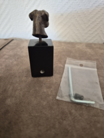 Boxer hond mini urn beeld