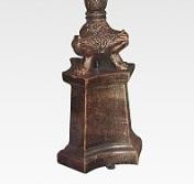 Victorian gietijzeren lantaarnpaal Art-Noveau stijl