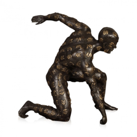 Denarius bronzen beeld