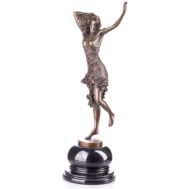 Art Deco bronzen danseres Sun Dancer