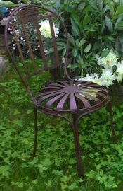 Franse Art Nouveau tuintafel set