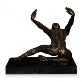 Bronzen beeld de Muziekdanser