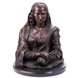 Mona Lisa bronzen beeld