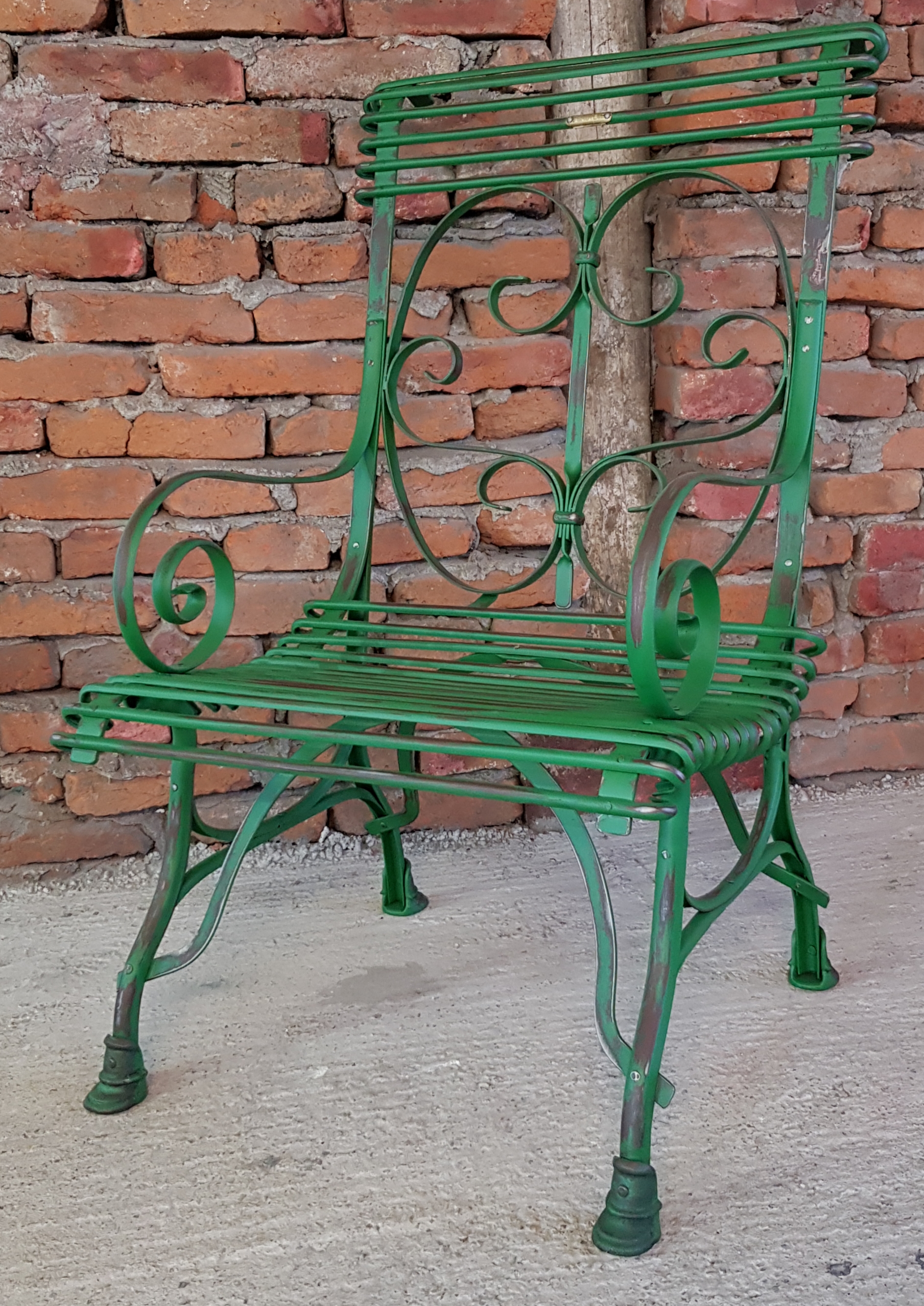 Franse tuinbank en stoelen Limoges