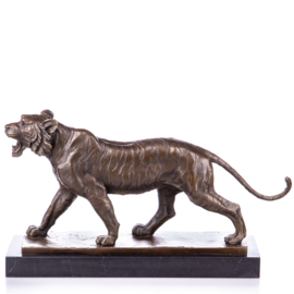 Tijger bronzen beeld