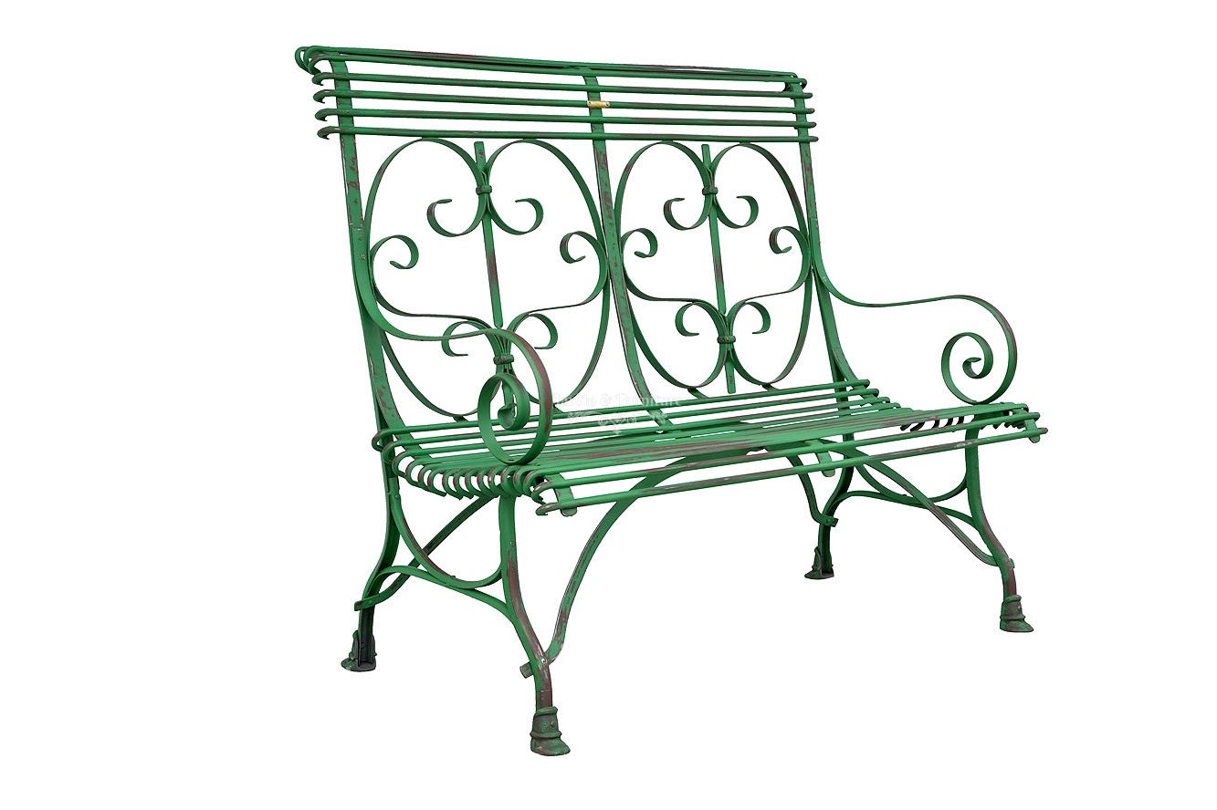 Franse tuinbank en stoelen Limoges