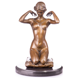 Bronzen Oriëntaalse vrouw beeld