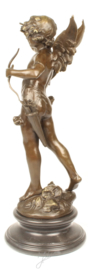 Cupido zoon Amor bronzen beeld