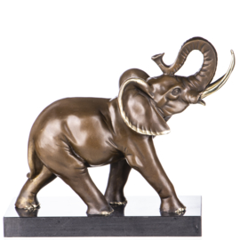 Bronzen olifantje beeld