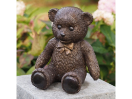 Teddybeer bronzen beeld