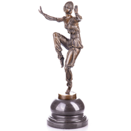 Sherazade danseres brons beeld