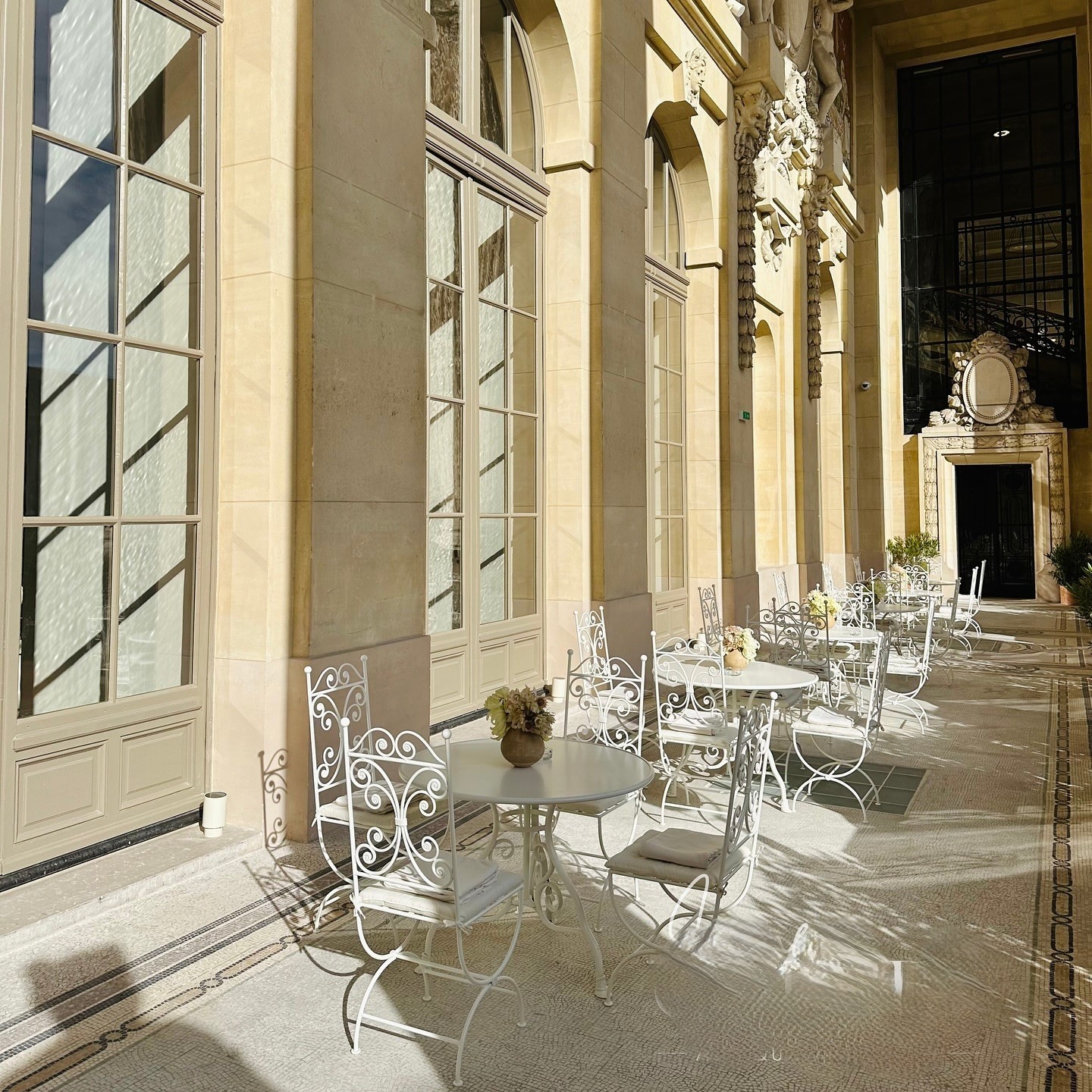 Franse smeedijzeren bistrosets
