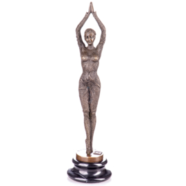 Zeester danseres bronzen beeld