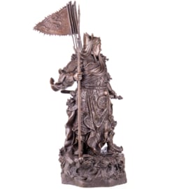 Chinese generaal Guan-Yu bronzenbeeld