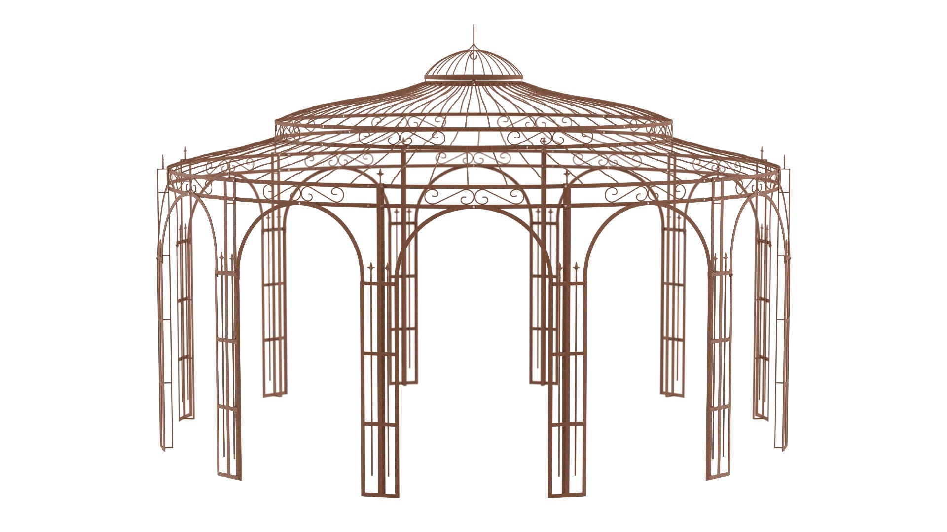 Smeedijzeren paviljoen "Rome"