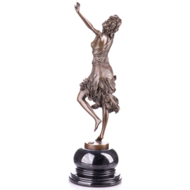 Art Deco bronzen danseres Sun Dancer