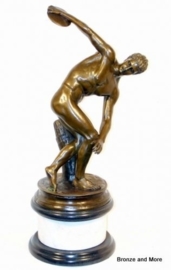 Bronzen beeld Discuswerper van Myron