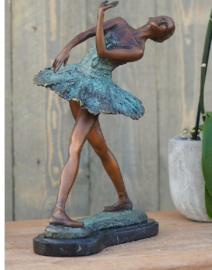 Ballerina danseres bronzen beelden