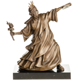 Bronzen Banksy vrijheidsbeeld Liberty Torch Thrower