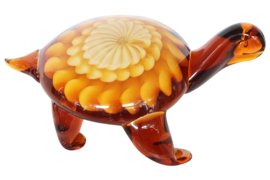 Schildpad glas in Murano stijl