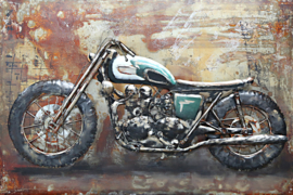 Triumph motor schilderij 3D