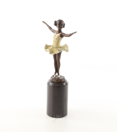 Ballet meisje bronzen beeld