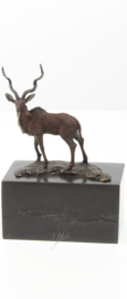 Bronzen impala beeldje