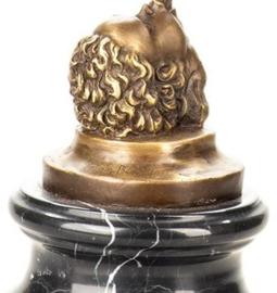 Bronzen Mercurius Hermes beeld 59 cm