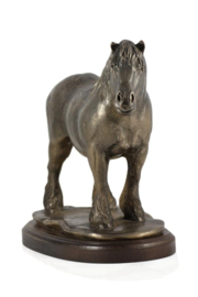 Percheron brons paarden beeld