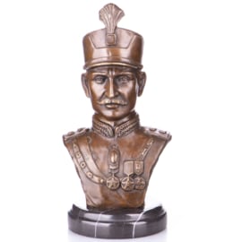 Bronzen buste van keizer Karl I