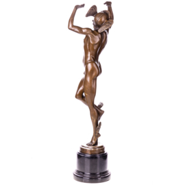 Mythologische bronzen beeld Hermes