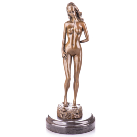 Bronzenbeeld Eva met appel