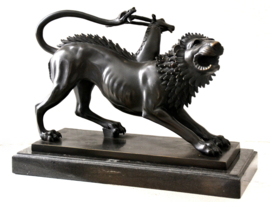 Chimera van Arezzo bronzen beeld