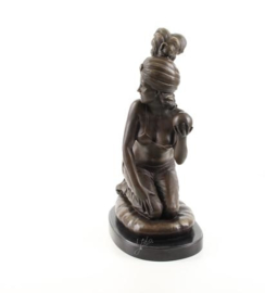 Marokkaanse danseres bronzen beeld