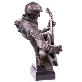 Groot Elvis Presley bronzenbeeld