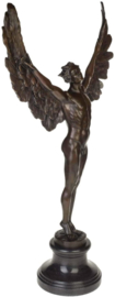 Icarus groot bronzen beeld