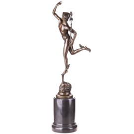 Bronzen Mercurius Hermes 70 cm