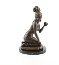 Marokkaanse danseres bronzen beeld