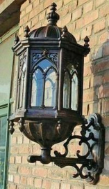 Victoriaans gotische wandlantaarn
