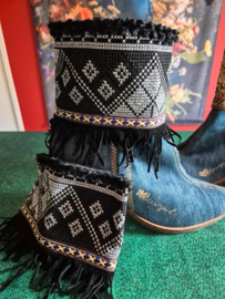 Unieke Desigual denim enkellaarsjes maat 41