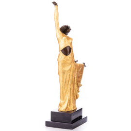 Art Deco bronzen danseres beeld