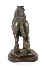 Percheron brons paarden beeld