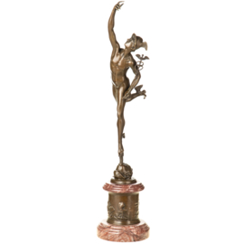 Vrouw Fortuna bronzen beeld