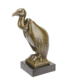 Gier Art Deco bronzen beeld