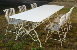 Franse Art Nouveau tuinset