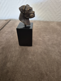 Boxer hond mini urn beeld