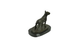Engelse bulterriër hond brons beeld